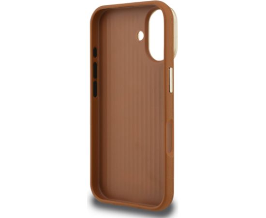 Guess PU Grained 4G Logo Stand Camera Frame Case Чехол для Apple iPhone 16