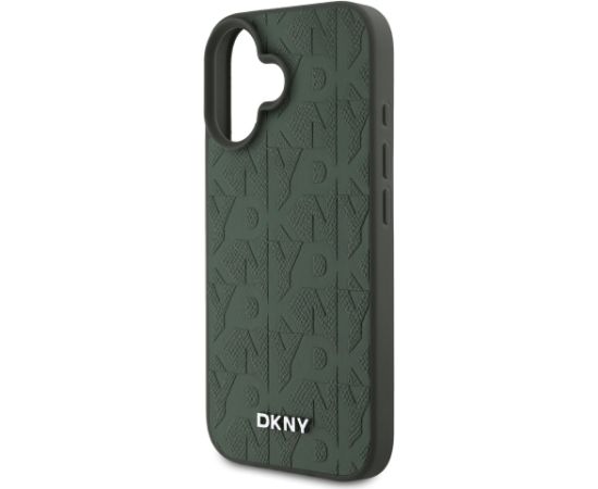 DKNY PU Leather Grid Pattern Magsafe Case Aizsargapvalks priekš Apple iPhone 16