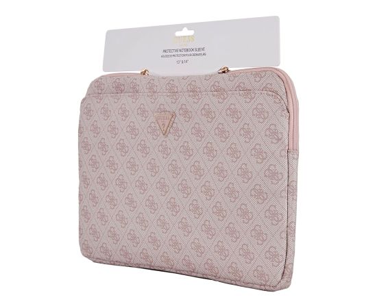 Guess PU 4G Triangle Logo Sleeve Klēpjdatora apvalks 14"