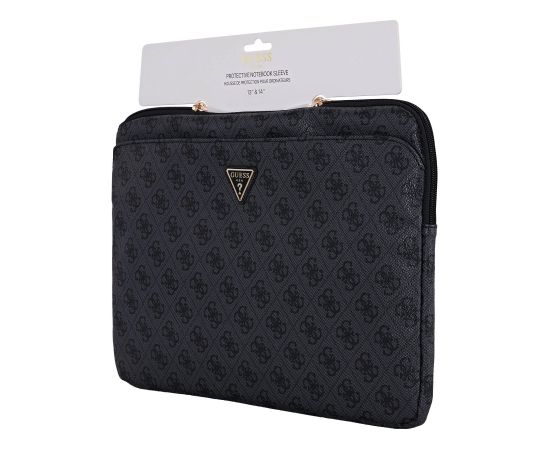 Guess PU 4G Triangle Logo Sleeve Klēpjdatora apvalks 14"