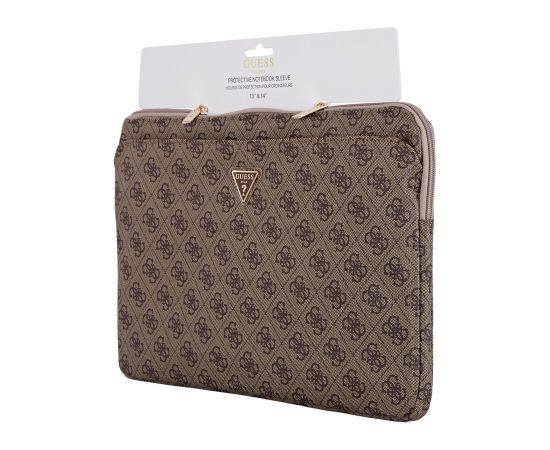 Guess PU 4G Triangle Logo Sleeve Klēpjdatora apvalks 14"