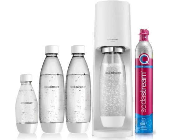 SodaStream Soda Maker Terra Megapack QC white incl 3 bottles (2270213)