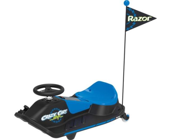 Razor Crazy Cart Shift elektriskais drifta kartings, Zils, 12V