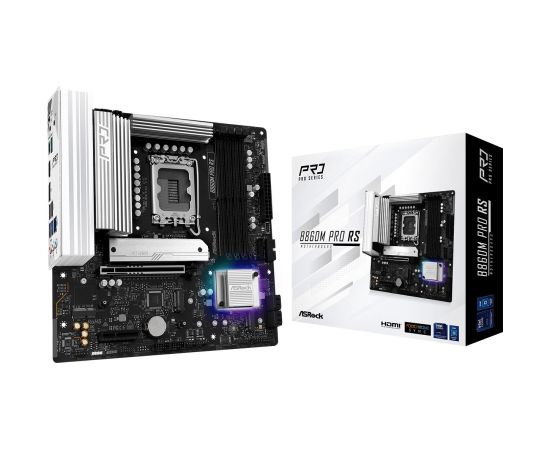 Asrock B860M Pro RS Intel B860 LGA 1851 (Socket V1) micro ATX