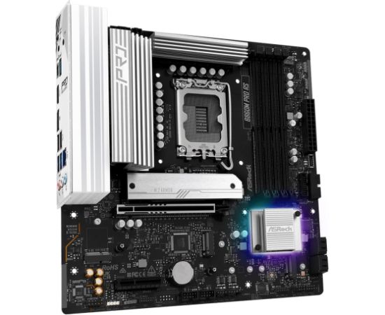 Asrock B860M Pro RS Intel B860 LGA 1851 (Socket V1) micro ATX