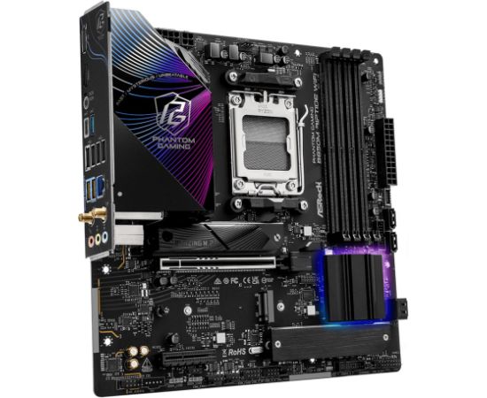 Asrock Phantom Gaming B850M Riptide WiFi AMD B850 Socket AM5 micro ATX