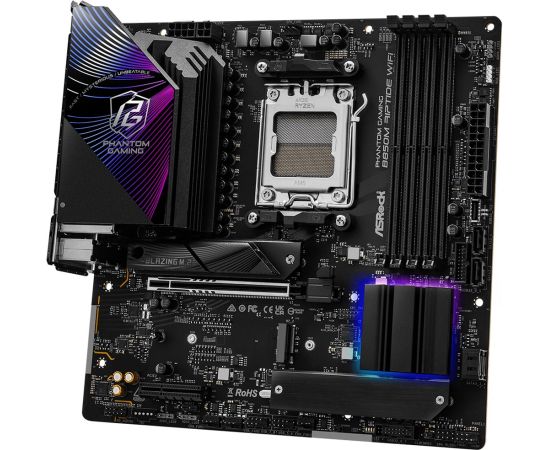 Asrock Phantom Gaming B850M Riptide WiFi AMD B850 Socket AM5 micro ATX