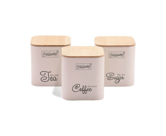 Maestro SET OF METAL CONTAINERS 3 PCS MR-1775-3S-IVORY