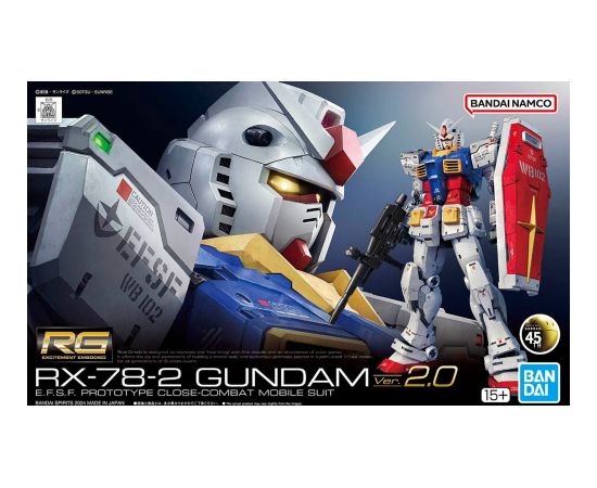 Bandai RG 1/144 RX-78-2 GUNDAM Ver. 2.0