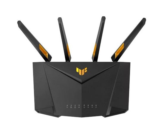 ASUS TUF Gaming AX3000 V2 wireless router Gigabit Ethernet Dual-band (2.4 GHz / 5 GHz) Black, Orange
