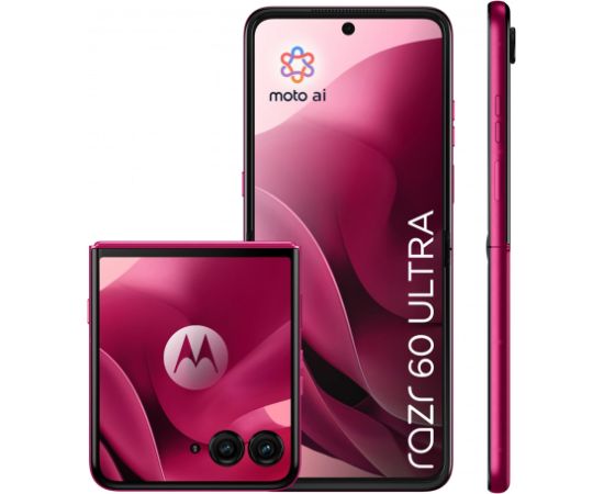 Motorola razr 60 ultra 17.7 cm (6.96") Dual SIM Android 15 5G USB Type-C 16 GB 512 GB 4700 mAh Pink