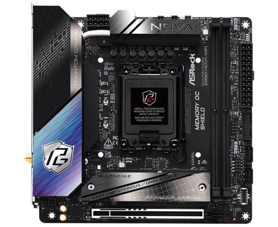 Asrock Phantom Gaming Z890I Nova WiFi Intel Z890 LGA 1851 (Socket V1) mini ITX