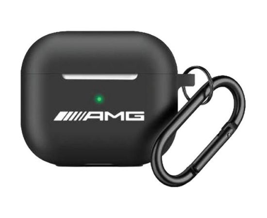 3MK AMG AMAP2RBK AirPods Pro 2 cover czarny|black Silicone White Logo