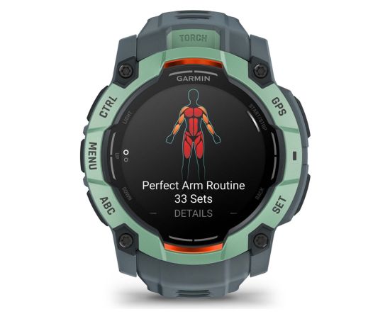Garmin Instinct 3 AMOLED 3.3 cm (1.3") 50 mm Digital 416 x 416 pixels Touchscreen Green GPS (satellite)
