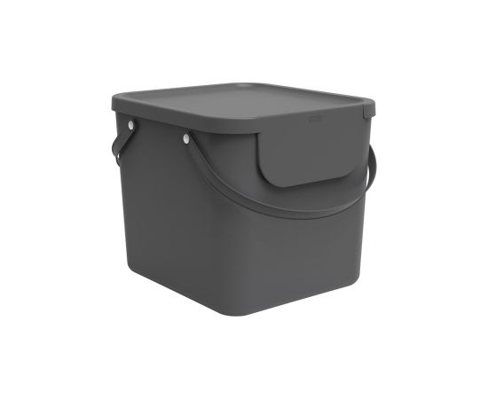 ROTHO Albula Anthracite - waste sorting container - 40l