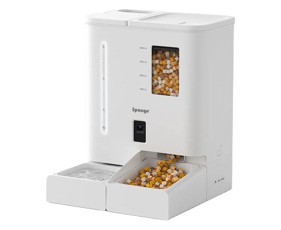 SPONGE Pet Feeder Smart Dual - smart pet food dispenser – 5l