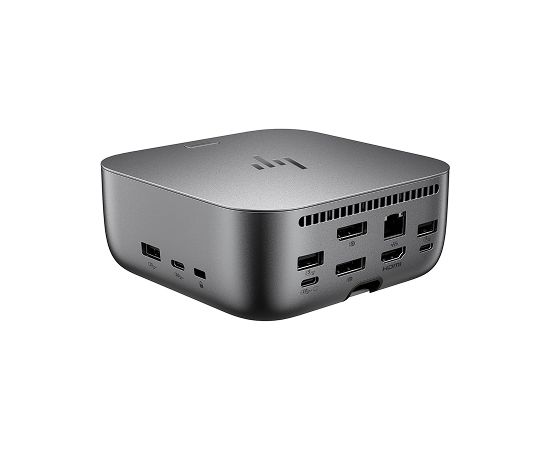 HP Thunderbolt 4 Ultra Dock G6 180W - 5x USB-A, 2x USB-C, 1x USB-C Thunderbolt 4, 2x DisplayPort, 1x HDMI, 1x RJ-45, Meteor Silver / 9X481UT#ABB
