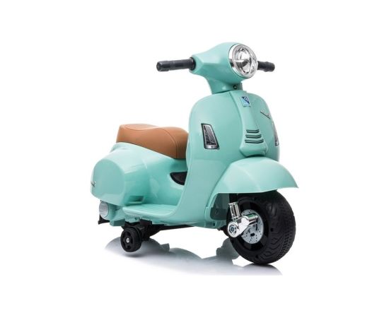 Lean Cars Turquoise Electric Scooter Vespa GTS 300 Mini