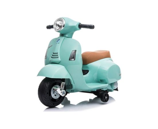 Lean Cars Turquoise Electric Scooter Vespa GTS 300 Mini