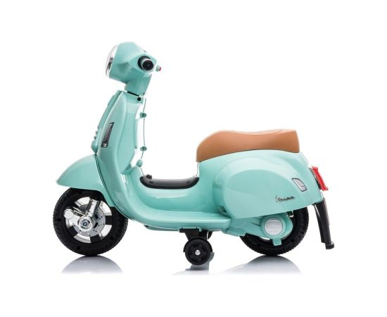 Lean Cars Turquoise Electric Scooter Vespa GTS 300 Mini