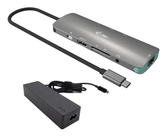 HUB  I-TEC Metal Nano USB-C (C31NANOLANPD100)