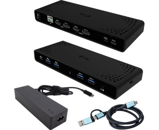 DOKSTACIJA  I-TEC Universal Dual 4K Display USB-A/USB-C/Thunderbolt (CADUA4KDOCKPDB100)