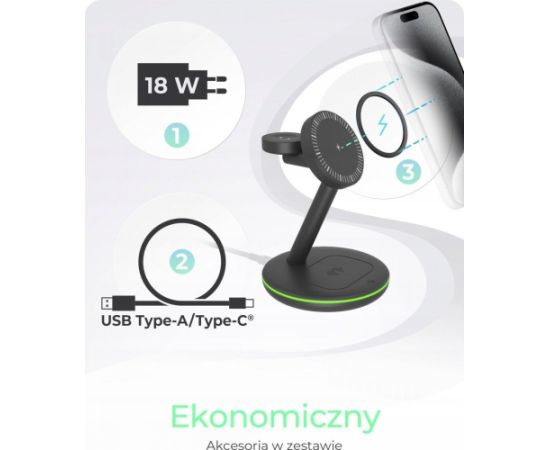 Raidsonic Bezvadu lādētājs  Icy Box  IB-SH102-CH