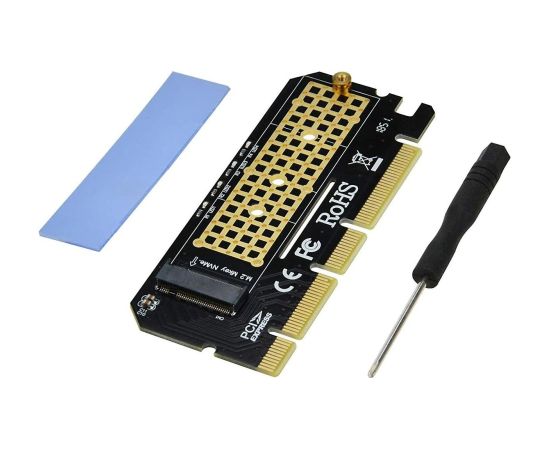 Savio AK-41 PCI-E x4/x8/x16 Expansion card adapter M.2 NVMe