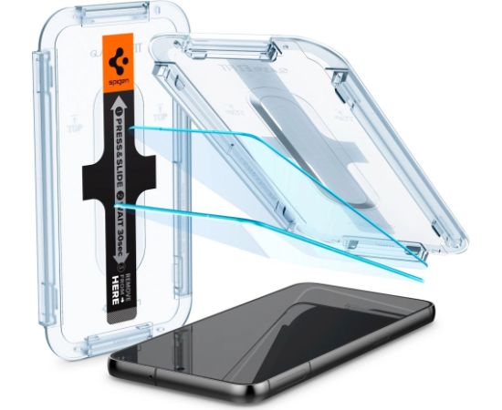 Spigen GLAS.TR "EZ FIT" 2-PACK GALAXY S23 caurspīdīgs
