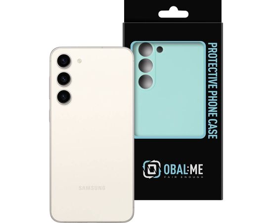 OBAL:ME Matēts TPU korpuss Samsung Galaxy S23 | tirkīza krāsā