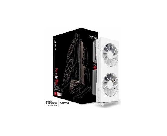 Graphics card. XFX Swift RX 9060XT OC White 8GB