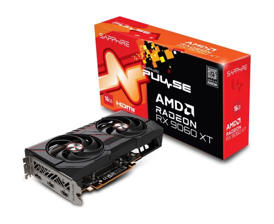 Graphics card. SAPPHIRE PULSE RX 9060 XT GAMING 16GB