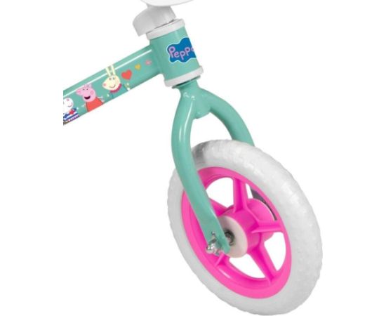 Toimsa Rowerek biegowy 10" Świnka Peppa zielony 198 Green