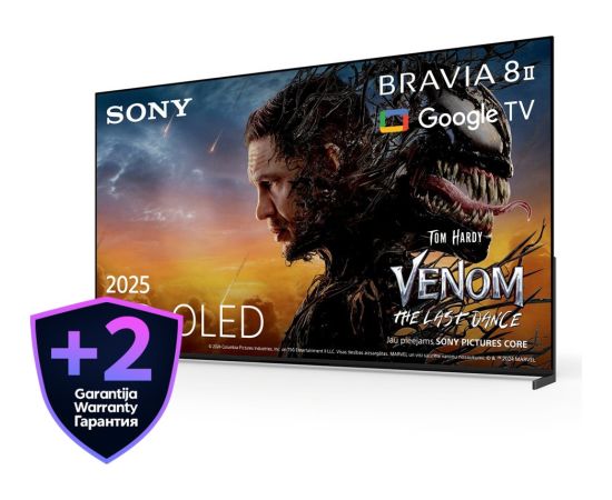 Sony 65" BRAVIA 8 II QD-OLED Google TV телевизор (2025)
