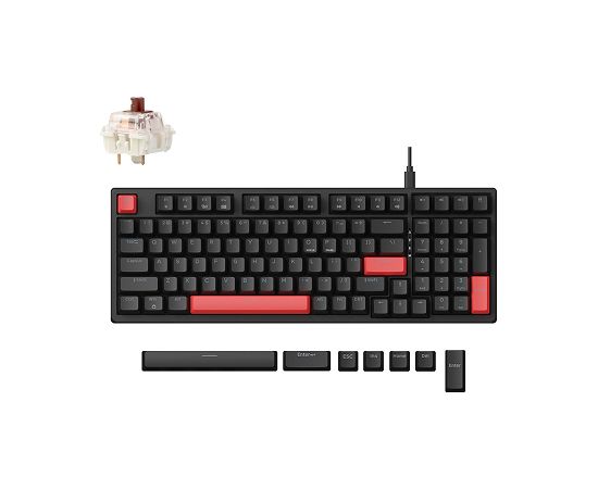 Keychron Lemokey X5 - US Layout - Brown Switch Keyboard / X5-A3