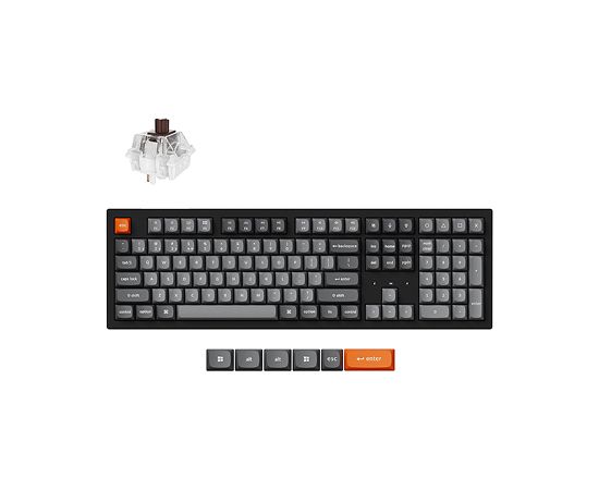 Keychron K10 Max RGB - US Layout - Hot-Swappable Super Brown Wireless Keyboard / K10M-H3
