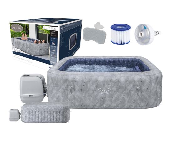 Inflatable Spa San Francisco 7 person 230 x 230 x 71 cm Bestway 6001Q