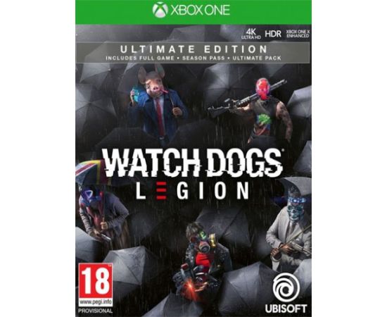 XBOX1 Watch Dogs Legion Ultimate Edition Xbox One video spēle