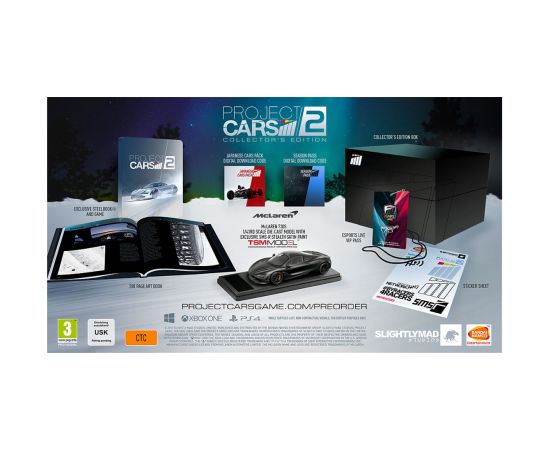 XBOX1 Project Cars 2 Collector's (Collectors) Edition Xbox One video spēle