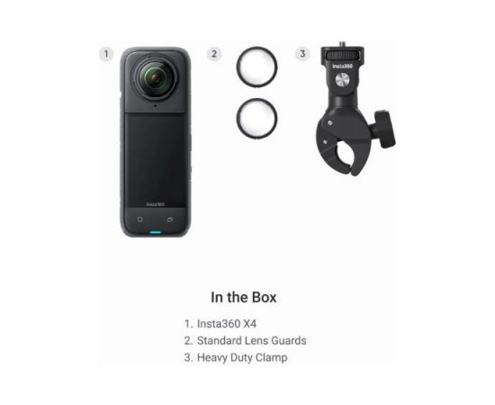 Insta360 X4 Motorcycle Bundle Action Camera