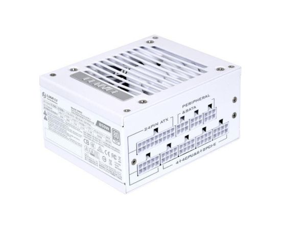 Power Supply LIAN LI SP850 WHITE 850 Watts Efficiency 80 PLUS GOLD PFC Active G89.SP850W.01EU