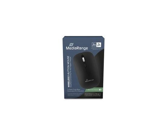 MOUSE USB OPTICAL WRL 4-BUTTON/BLACK MROS267 MEDIARANGE