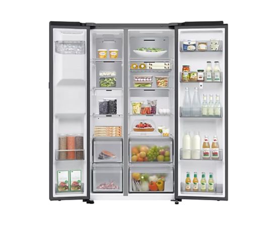 Samsung RS90F66BEFEO ledusskapis, side by side, Family Hub, Bespoke, AI