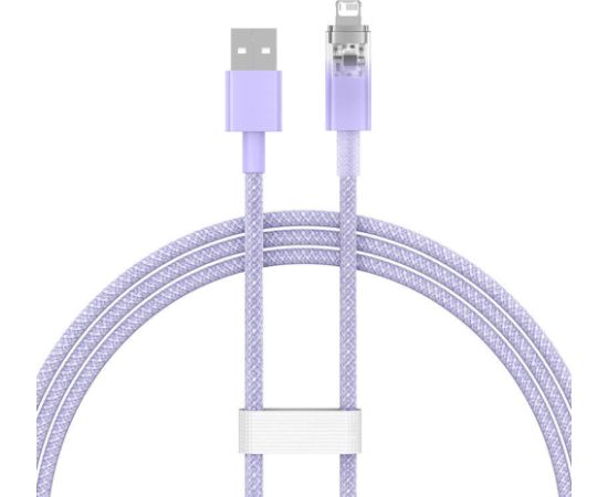 Fast Charging cable Baseus USB-A to Lightning Explorer Series 1m 2.4A (purple)