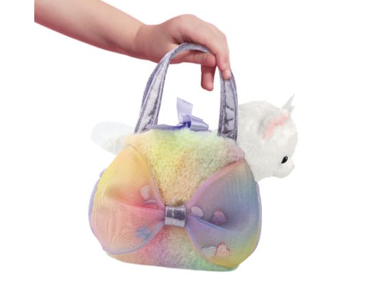 AURORA Fancy Pals plīša rotaļlieta kaķis somiņā, 20 cm