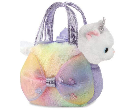 AURORA Fancy Pals plīša rotaļlieta kaķis somiņā, 20 cm