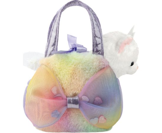 AURORA Fancy Pals plīša rotaļlieta kaķis somiņā, 20 cm