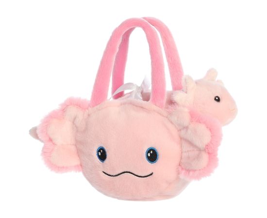 AURORA Fancy Pals plīša rotaļlieta Aksolotls somiņā, 20 cm