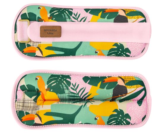 Spokey HOME JUNGLE potīšu un plaukstas locītavu atsvari 2x 1,5 kg Atsvari rokām un kājām
