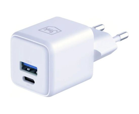 3MK Hyper GaN Fast Charger Tīkla Lādētājs USB-C / USB-A 20W